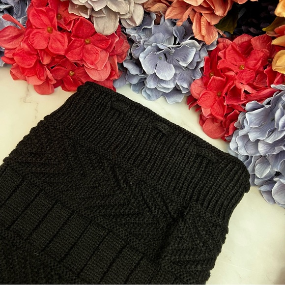 3 in 1 Fleece Lined Beanie Ring Scarf Ponytail Hat - Picture 11 of 16